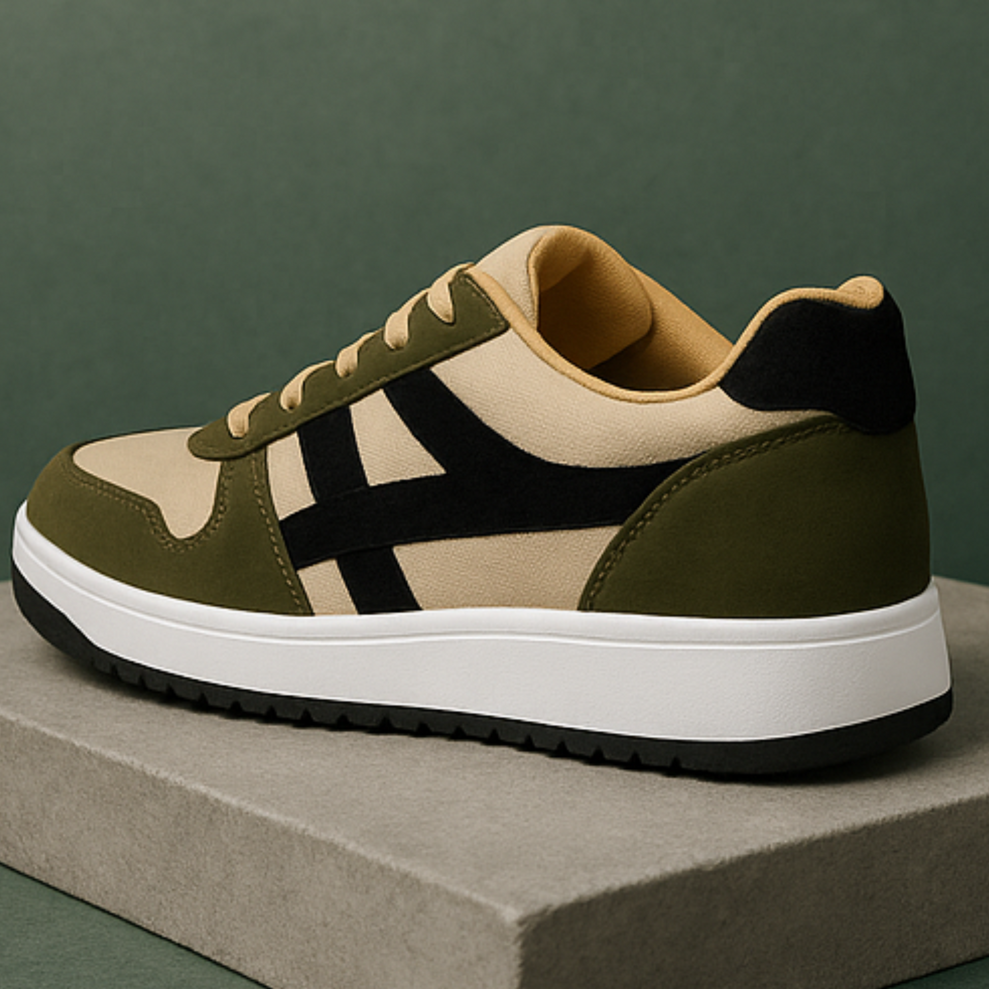 Urban Explorer Sneakers – Olive Beige Edition
